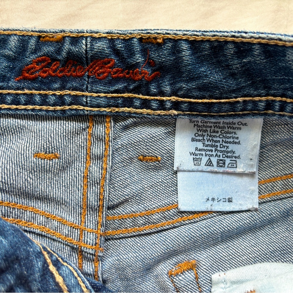 Classic Boot Cut dark denim jeans